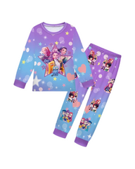 Kids K-Pop Demon Hunter Inspired Long Sleeve Pyjama Set