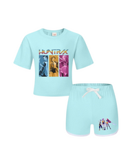 Kpop Demon Hunters Top & Shorts Power Set