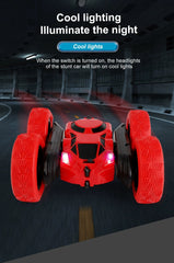 Full Rotation Remote Control Toy Stunt Car with Lights