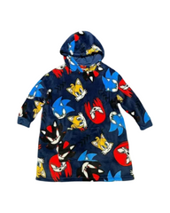 Sonic Graphic Oodie Blanket - Kids Ultra Plush Fleece