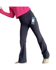Kids Ribbed Flare Leggings