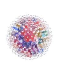 Colorful 7cm Sensory Fidget Squishy Ball - Tactile Stress Relief Toy for Anxiety & Focus