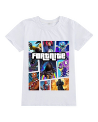 Graphic Colourful T-Shirt with Fortnite Design