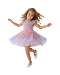 Fairy Princess Girls Dress Up Costume –Tulle Party Dress with Magical Accessories