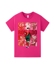 Cristiano Ronaldo Graphic Kids 100% Cotton Short Sleeve T-Shirt