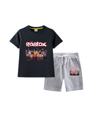 Roblox Printed T-Shirt and Shorts Set