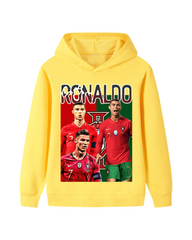 Ronaldo CR7 Graphic Kids Hoodie – Football Pullover Sweatshirt