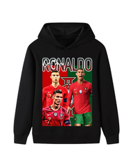 Ronaldo CR7 Graphic Kids Hoodie – Football Pullover Sweatshirt