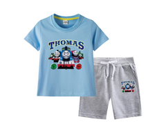 Kids Thomas the Tank Engine 100% cotton T-Shirt & Shorts Set