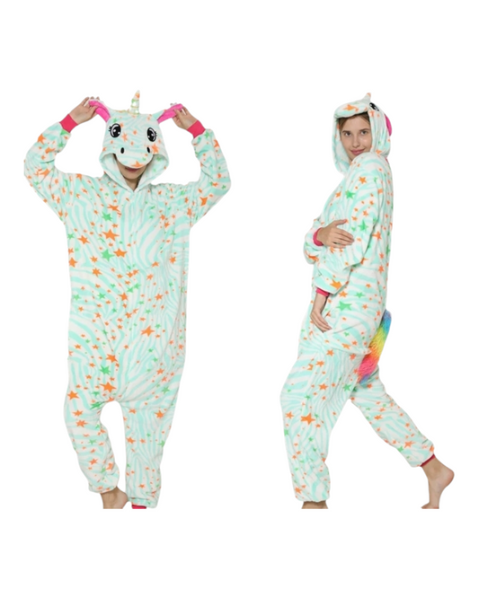 Zip-Up Unicorn Onesies