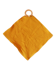 Baby Teething Face Cloth Toy with Ring