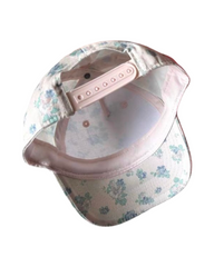 Floral Print Baby Baseball Cap – Adjustable Cotton Sun Hat for Toddlers