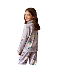 Floral Super Soft Silky Satin Pyjama Set