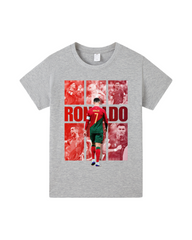 Cristiano Ronaldo Graphic Kids 100% Cotton Short Sleeve T-Shirt