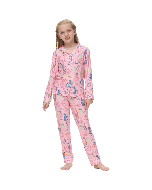 Girls Lightweight & Comfortable PJ Set