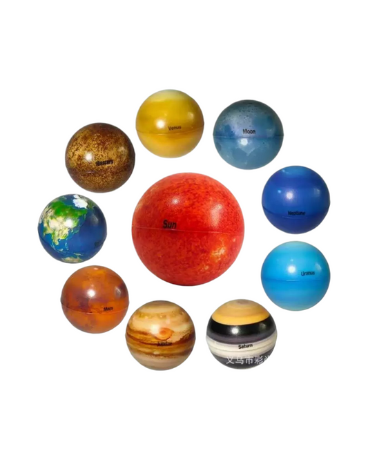 3D Solar System Planet Balls Model Set (6cm)