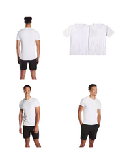 Premium White Crew Neck Men Undershirts (2-Pack)