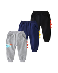 Dinosaur Spike Jogger Pants for Toddler Boys Soft Cotton Sweatpants