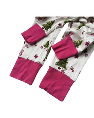 100% Cotton Long-Sleeve Kids Pyjama Set with Festive Holiday Print