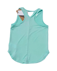 Sleeveless Activewear Tank Tops for Girls - Athletic Sports Tops