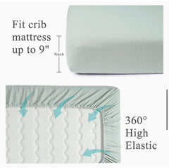 Wildlife Patterned 100% Cotton Cot Sheets