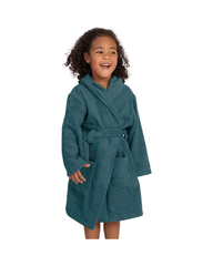 Soft Fleece Bathrobe with Hood – Cozy Warm Plush Robe for Kids