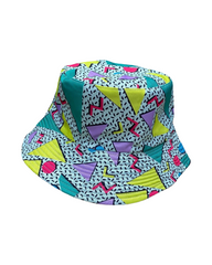 Vintage Retro Abstract Pattern Bucket Hat