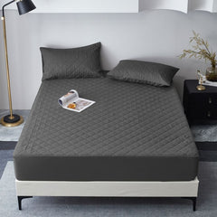 Deep Pocket Waterproof Fitted Bed Sheet – Premium Soft Quilted Mattress