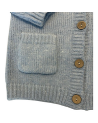 Button-Up Cardigan with Pocket