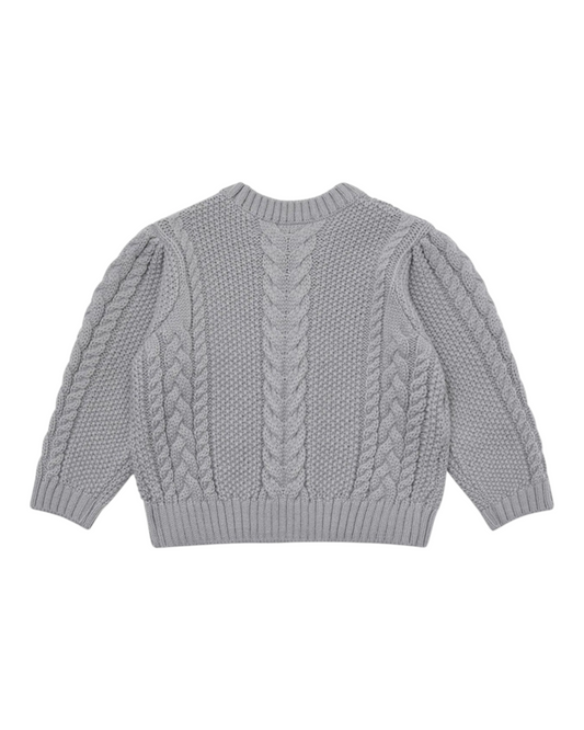 Girls' Long-Sleeved Knitwear Jumper