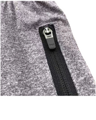 Athletic Kids Sweat Shorts – Stretch Quick-Dry Jogger Shorts with Zipper Pockets