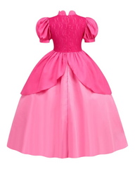 Pink Princess Peach Costume Party Dress