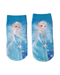 Girl Elsa Cotton Sock
