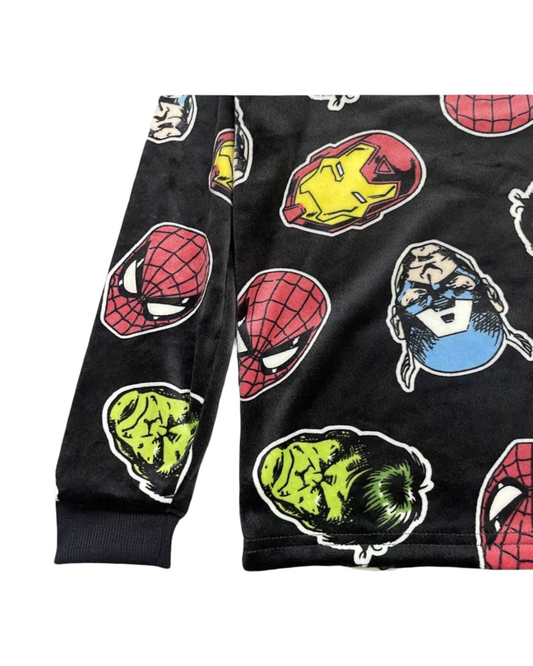 Striking Boys Marvel Avengers All-Over Print Pajama Set