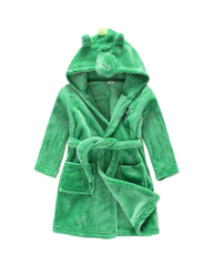 Kids Dinosaur Fleece Bathrobe