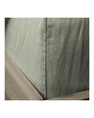 Three-Piece 100% Linen Fitted Sheet Set