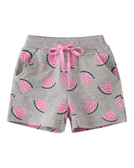 Patterned Shorts with Pockets