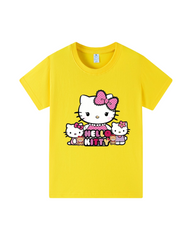 Hello Kitty Inspired Graphic Tee – Soft Cotton Cute Top