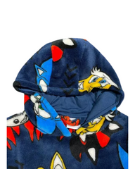 Warm Fleece Wearable Blanket Hoodie for Kids
