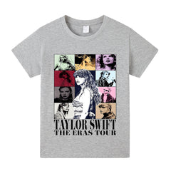 Taylor Swift Eras Tour Print Cotton T-Shirt