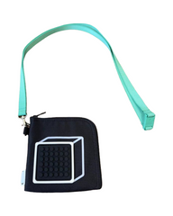 Lanyard Wallet with Strap & Clear ID Window – Foldable Coin Purse & Card Holder for Kids