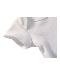 Plain White 100% Cotton Baby T-Shirt Onesie