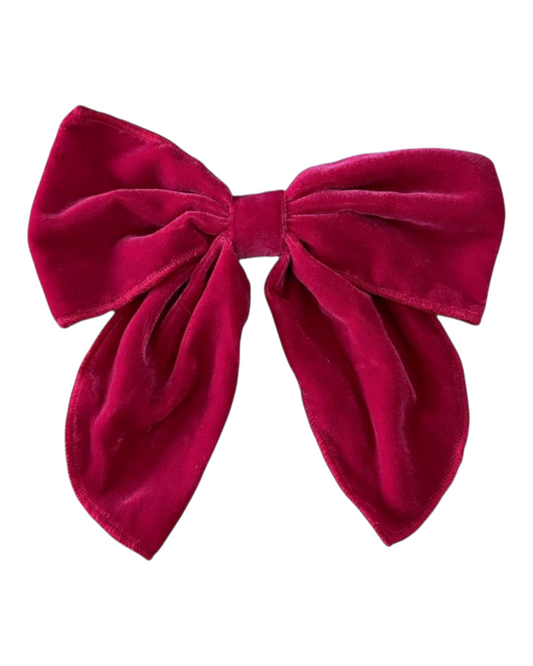 Velvet Hair Bow