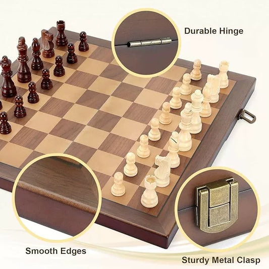 Portable Game Board with Magnetic Pieces
