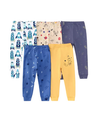 Baby Kids Cotton Pants 5PCS Set – Soft, Breathable & Comfortable