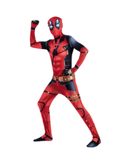 Deadpool Costume for Kids and Adult - Full Body Superhero Cosplay Jumpsuit Outfit