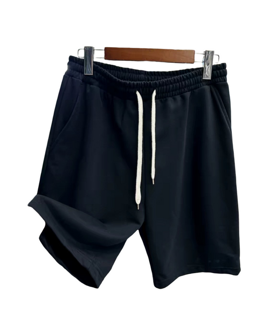 Casual Jogger Shorts for Men with Drawstring