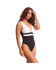 Elegant V-Cut Classic Women’s Swimwear