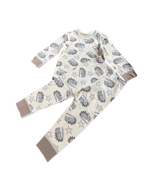 Boys Soft Cotton Long Sleeve Pyjama Set