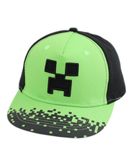 Minecraft Creeper Black and Green Caps